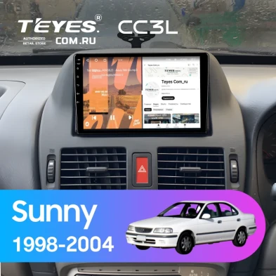 Штатная магнитола Teyes CC3L 4/64 Nissan Sunny B15 (1998-2004)