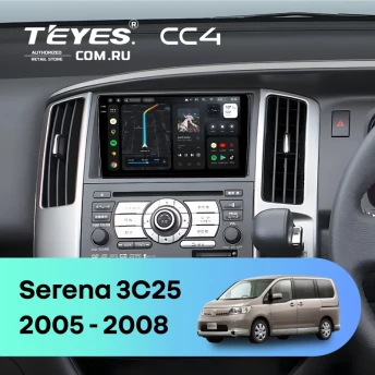 Штатная магнитола Teyes CC4 6/64 Nissan Serena 3 C25 (2005-2008)