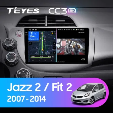 Штатная магнитола Teyes CC3 2K 360 6/128 Honda Jazz 2 (2007-2014)