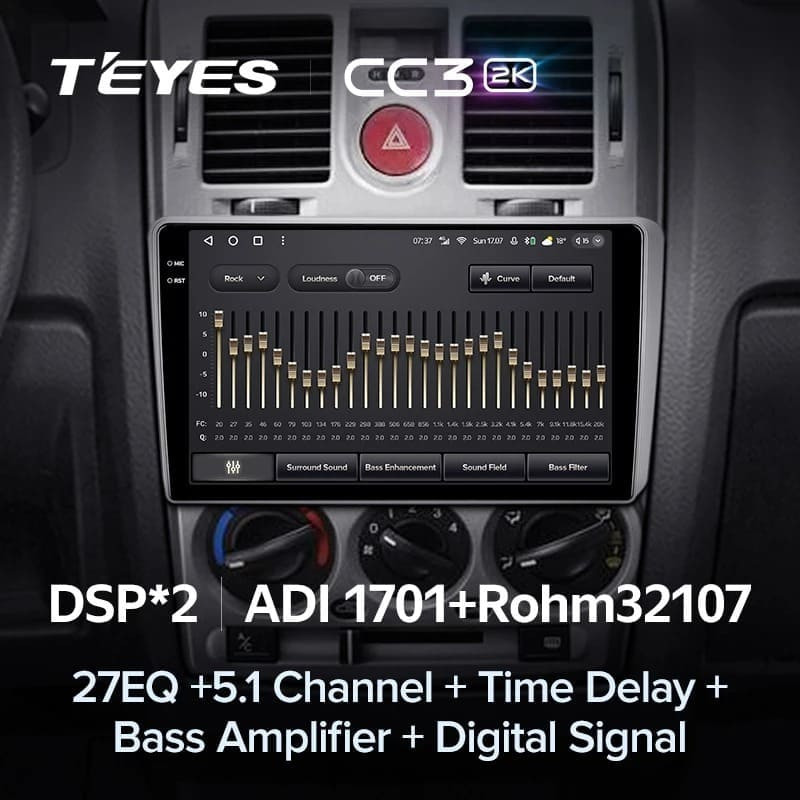 Штатная магнитола Teyes CC3 2K 4/64 Hyundai Getz 1 (2002-2011) F1