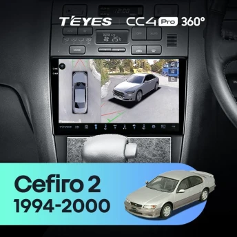 Штатная магнитола Teyes CC4 Pro 360 12/256 Nissan Cefiro 2 A32 (1994-2000) F1