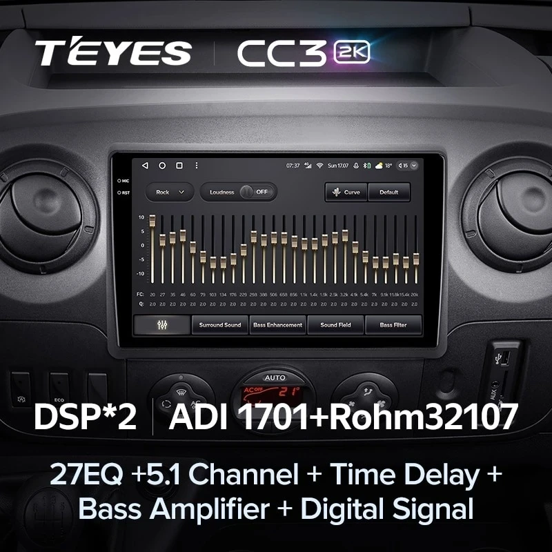 Штатная магнитола Teyes CC3 2K 360 6/128 Opel Movano 2 (2010-2019) F2