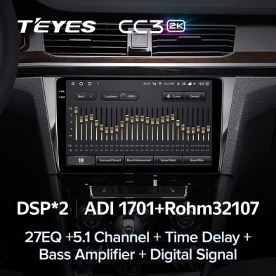 Штатная магнитола Teyes CC3 2K 6/128 Volkswagen Bora 4 (2016-2022)