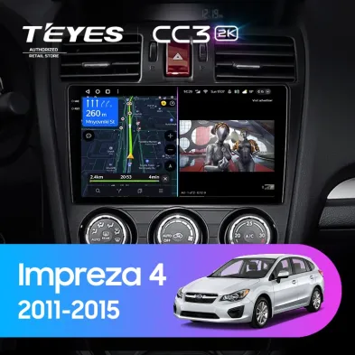 Штатная магнитола Teyes CC3 2K 4/32 Subaru Impreza 4 (2011-2015) Тип-A