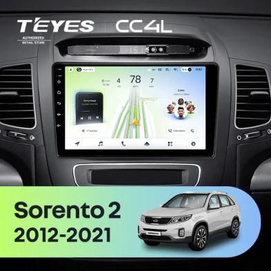 Штатная магнитола Teyes CC4L 6/64 Kia Sorento 2 II XM (2012-2021) F2