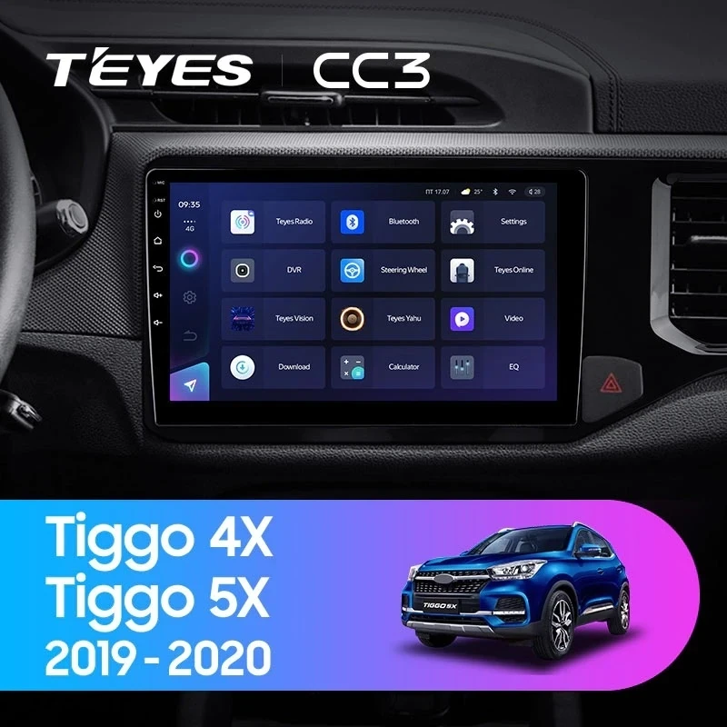 Штатная магнитола Teyes CC3 4/32 Chery Tiggo 4X 5X (2019-2020)