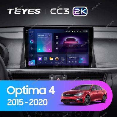 Штатная магнитола Teyes CC3 2K 4/64 Kia Optima 4 JF (2015-2020) Тип-B