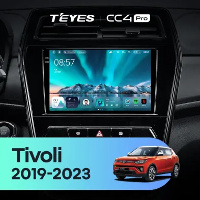 Штатная магнитола Teyes CC4 Pro 8/128 SsangYong Tivoli (2019-2023)