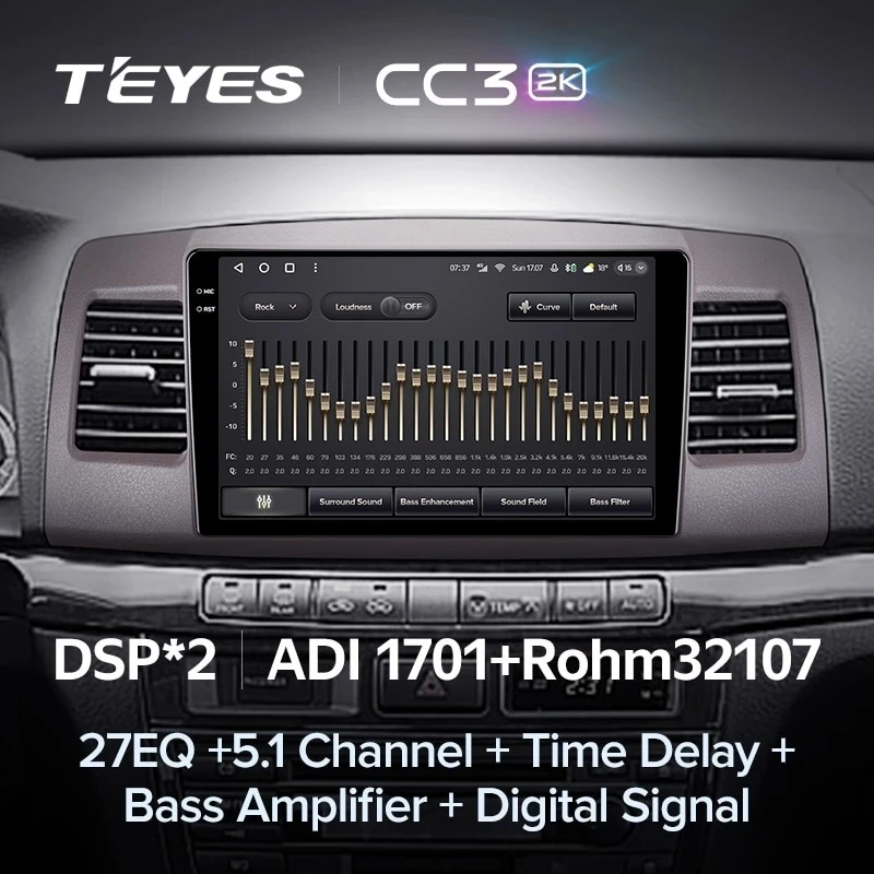 Штатная магнитола Teyes CC3 2K 360 6/128 Toyota Mark II 9 X110 (2000-2007) F2