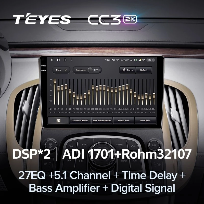 Штатная магнитола Teyes CC3 2K 4/32 Buick Lacrosse (2009-2013)