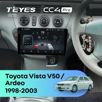 Штатная магнитола Teyes CC4 Pro 8/128 Toyota Vista Ardeo (1998-2003)