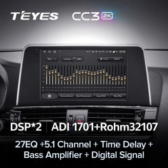 Штатная магнитола Teyes CC3 2K 360 6/128 BMW X3 F25 CIC (2010-2014)