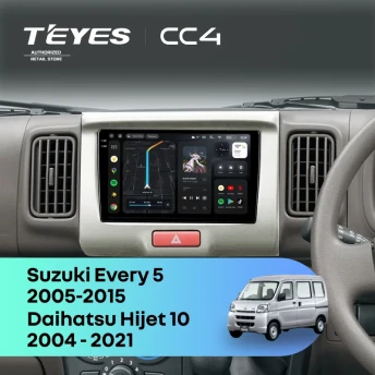 Штатная магнитола Teyes CC4 6/64 Daihatsu Hijet 10 (2004-2021)