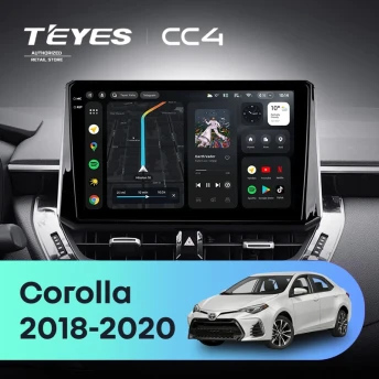 Штатная магнитола Teyes CC4 6/64 Toyota Corolla 12 (2018-2020) Тип-B