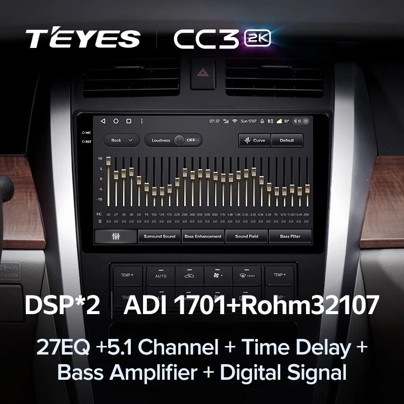 Штатная магнитола Teyes CC3 2K 360 6/128 Nissan Teana J31 (2003-2008) F2