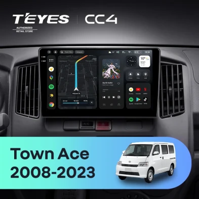 Штатная магнитола Teyes CC4 8/128 Toyota Town Ace (2008-2023)