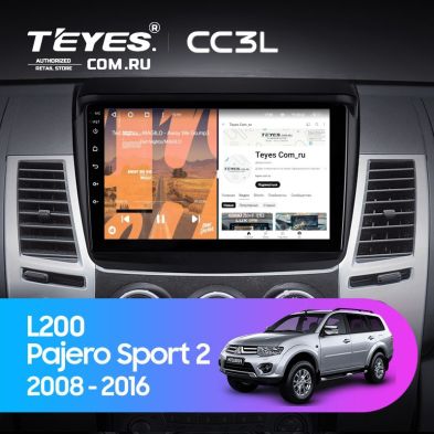 Штатная магнитола Teyes CC3L 4/32 Mitsubishi L200 (2008-2016)