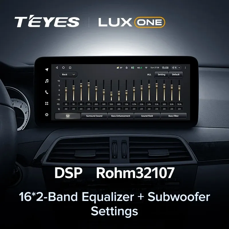 Штатная магнитола Teyes LUX ONE 4/32 Mercedes-Benz C-Class W204 C204 S204 (NTG 4.0) (2011-2015) Universal