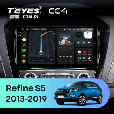 Штатная магнитола Teyes CC4 6/64 JAC Refine S5 (2013-2019)