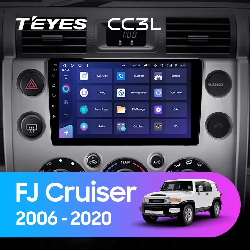 Штатная магнитола Teyes CC3L 4/64 Toyota FJ Cruiser J15 (2006-2020) F2