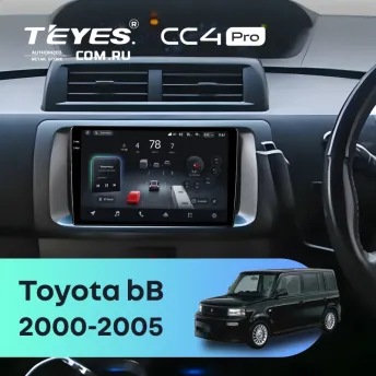 Штатная магнитола Teyes CC4 Pro 12/256 Toyota bB 1 (2000-2005)