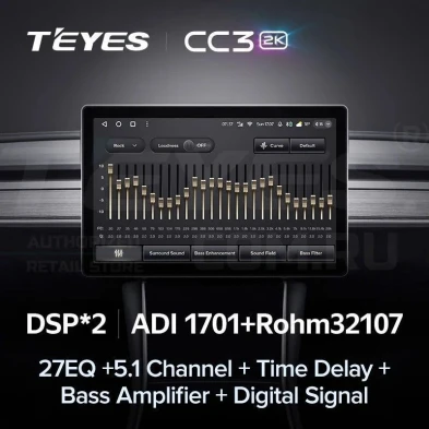 Штатная магнитола Teyes CC3 2K 4/32 SsangYong Korando 3 (2010-2013) (11")