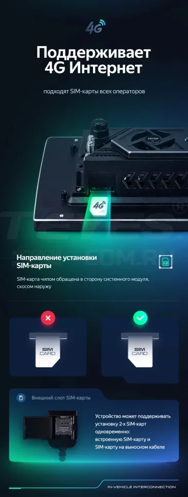 Штатная магнитола Teyes CC3 2K 4/32 Subaru XV (2011-2015) Тип-A (13")