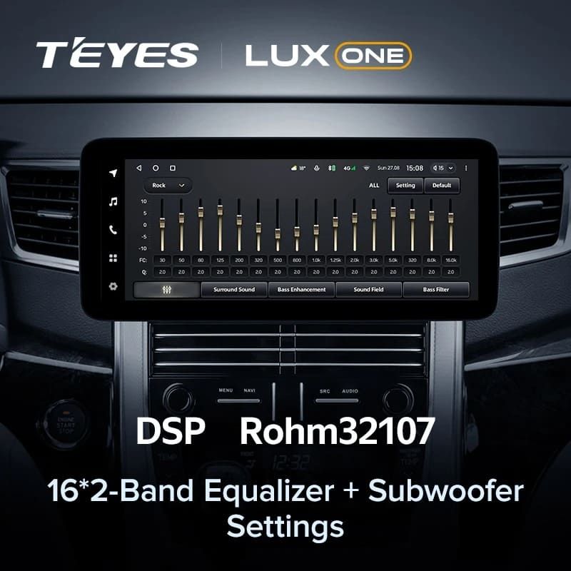 Штатная магнитола Teyes LUX ONE 6/128 Toyota Alphard 2 H20 (2008-2014) Тип-A