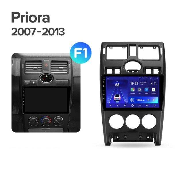 Штатная магнитола Teyes CC2 Plus 4/32 Lada Priora 1 (2007-2013) F1