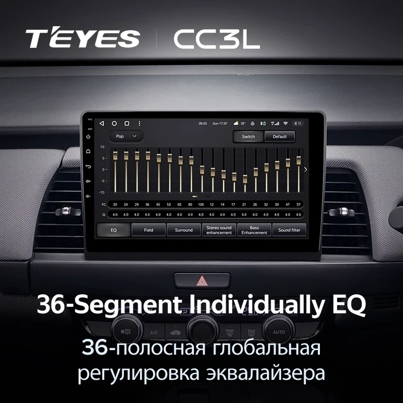 Штатная магнитола Teyes CC3L 4/32 Honda Jazz 4 (2020-2024) Тип-A Правый руль