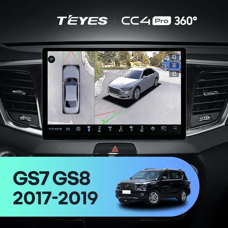Штатная магнитола Teyes CC4 Pro 360 8/128 GAC GS7 GS8 (2017-2019) (11")