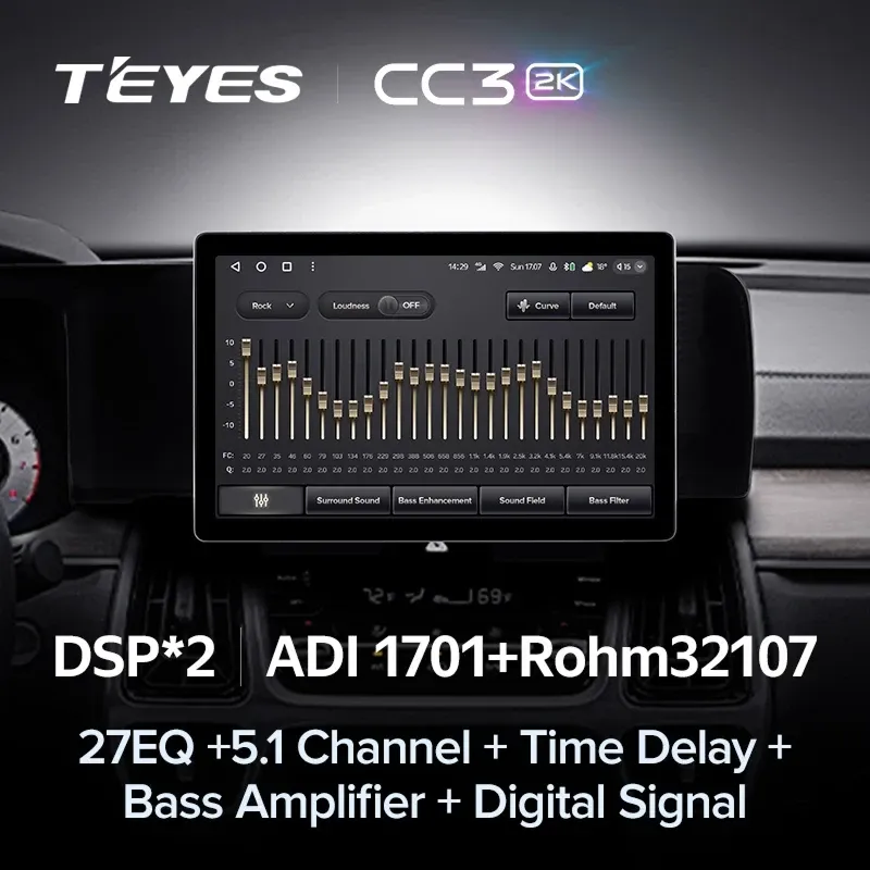 Штатная магнитола Teyes CC3 2K 4/64 Kia Sorento 4 MQ4 (2020-2024) (13")