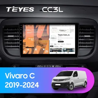 Штатная магнитола Teyes CC3L 4/64 Opel Vivaro C (2019-2024)