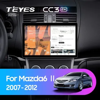 Штатная магнитола Teyes CC3 2K 6/128 Mazda 6 2 GH (2007-2012) (11")