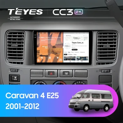 Штатная магнитола Teyes CC3 2K 4/32 Nissan Caravan 4 E25 (2001-2012)