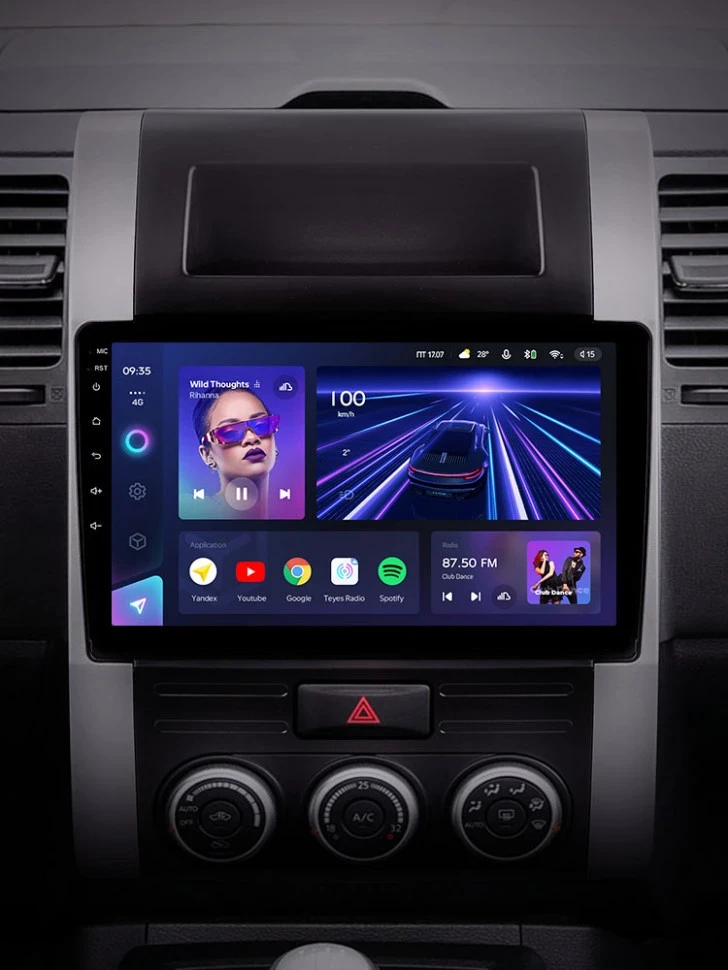 Штатная магнитола Teyes CC3 4/64 Nissan X-Trail T31 (2007-2015)