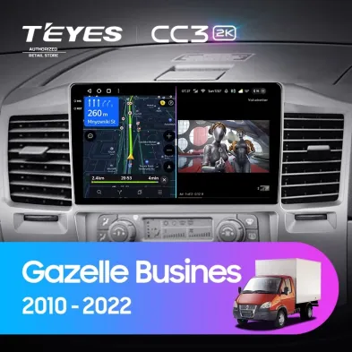 Штатная магнитола Teyes CC3 2K 4/32 для GAZ Газель Бизнес (2010-2022) F3