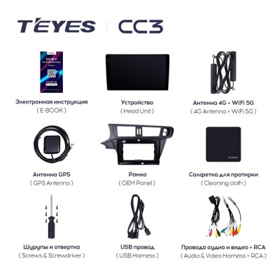 Штатная магнитола Teyes CC3L 4/32 Citroen C3-XR (2010-2018) F2