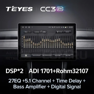 Штатная магнитола Teyes CC3 2K 4/32 Mitsubishi L200 5 (2015-2019) кондиционер F1 (13")
