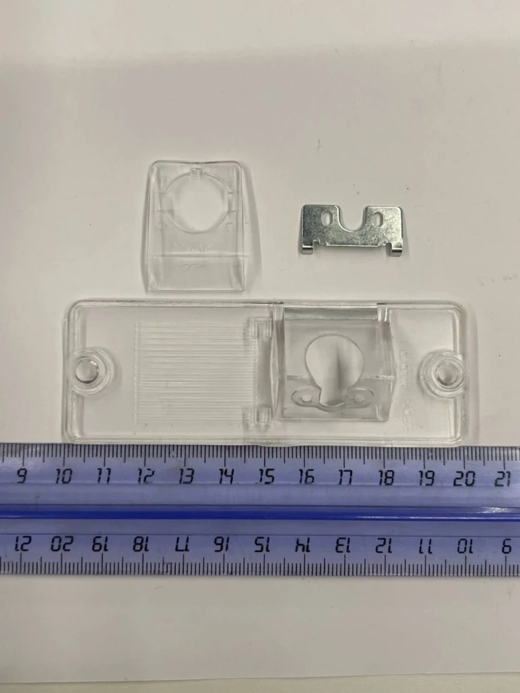 Адаптер под заднюю камеру в подсветку номера Mitsubishi Pajero IV, Pajero Sport