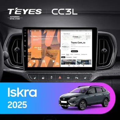 Штатная магнитола Teyes CC3L 4/64 LADA Iskra SW Cross 2025 Тип-B