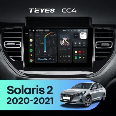 Штатная магнитола Teyes CC4 8/128 Hyundai Solaris 2 (2020-2021)