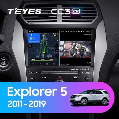 Штатная магнитола Teyes CC3 2K 4/64 Ford Explorer 5 (2011-2019) Тип-A