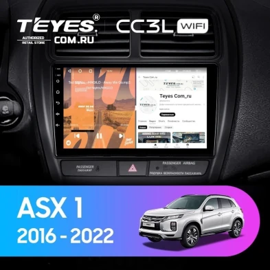 Штатная магнитола Teyes CC3L WiFi 2/32 Mitsubishi ASX (2016-2026) Тип-B