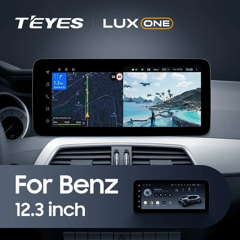 Штатная магнитола Teyes LUX ONE 6/128 Mercedes-Benz GLA-Class X156 (NTG 4.5) (2012-2017)