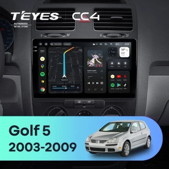 Штатная магнитола Teyes CC4 6/64 Volkswagen Golf 5 (2003-2009) F3