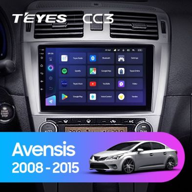 Штатная магнитола Teyes CC3 4/32 Toyota Avensis 3 (2008-2015) F1