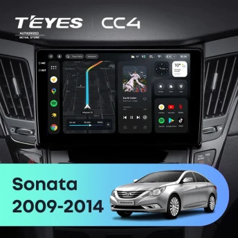 Штатная магнитола Teyes CC4 8/128 Hyundai Sonata 6 YF (2009-2014) Тип-B