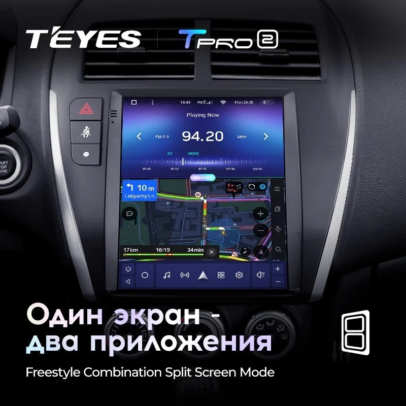 Штатная магнитола Tesla style Teyes TPRO 2 3/32 Mitsubishi ASX 1 (2010-2016) Тип-B