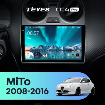 Штатная магнитола Teyes CC4 Pro 12/256 Alfa Romeo MiTo 955 (2008-2016)